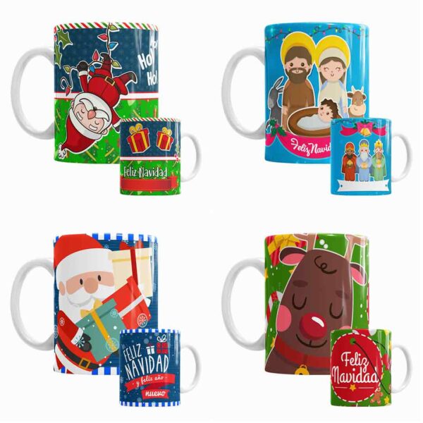 mugs de navidad