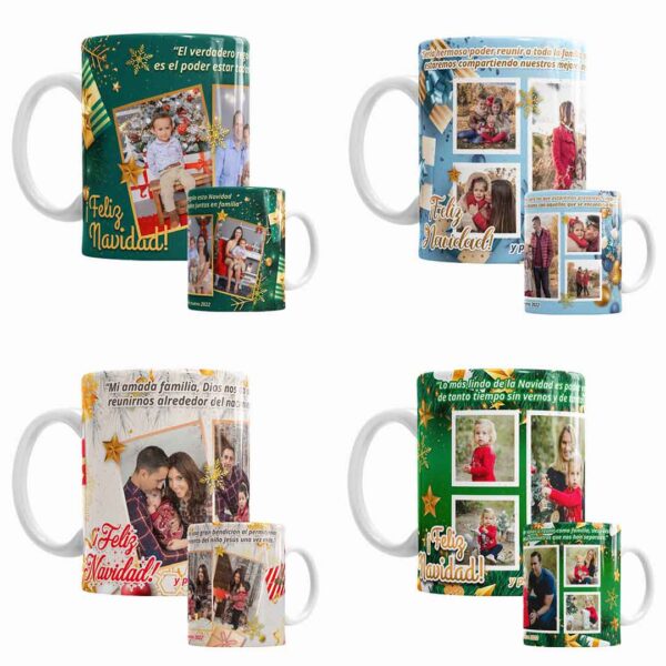 mugs navidad collage