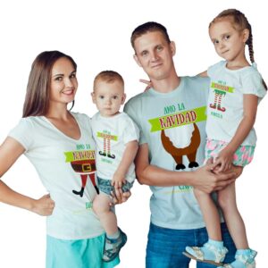 camisetas navidad familia